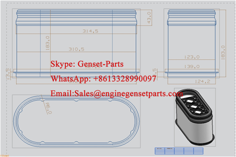 Fleetguard AF26157 Engine Air Filter China Supplier