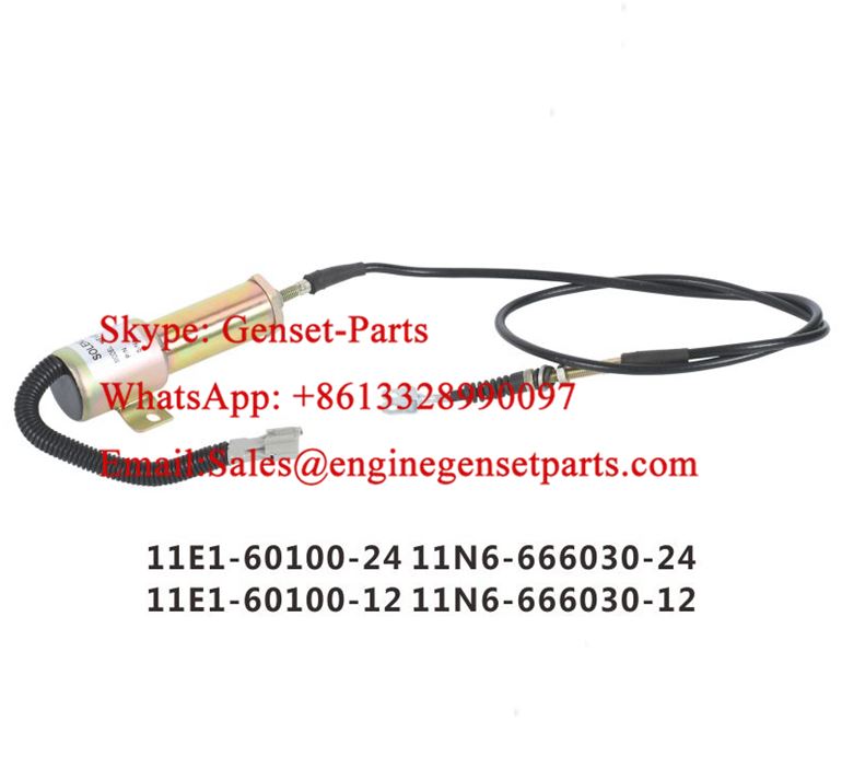 High-Quality Hyundai 11E1-60100-24 Fuel Stop Solenoid