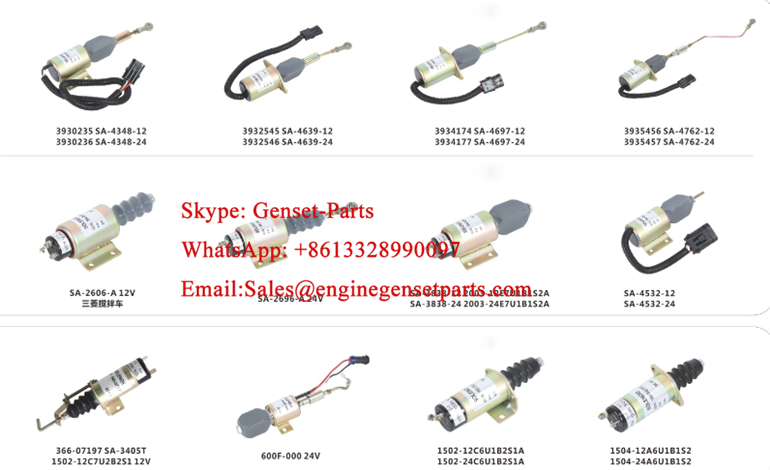 Solenoides de Parada Wholesale High-Quality Engine Stop Solenoid