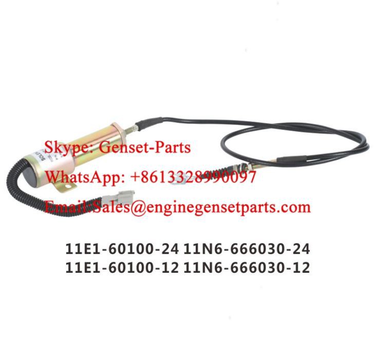 11E1-60100-24 11N6-666030-24 11E1-60100-12 11N6-666030-12 Hyundai Equipment Solenoide de Parada de Alta Calidad