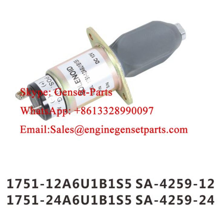 1751-12A6U1B1S5 SA-4259-12 1751-24A6U1B1S5 SA-4259-24 Solenoide de Parada de Alta Calidad