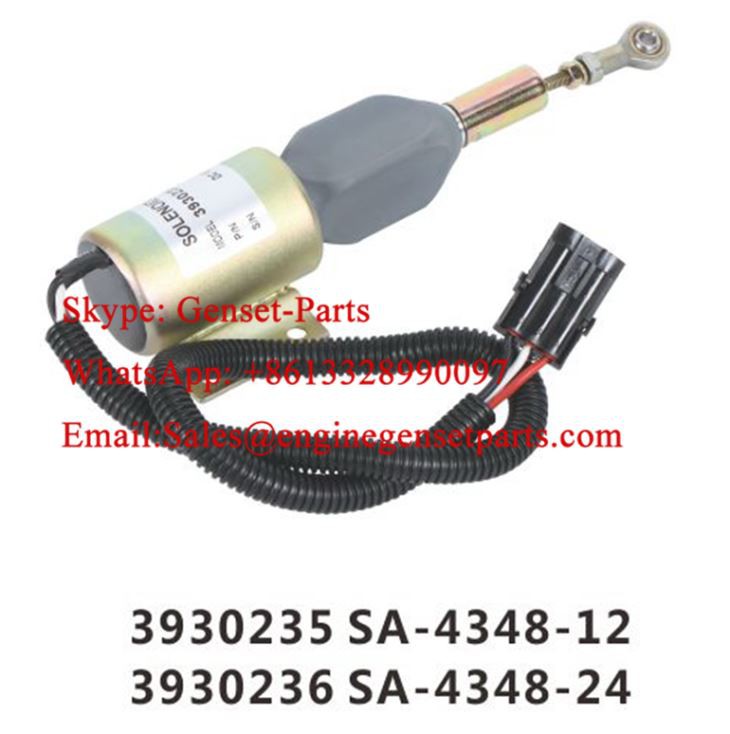 Solenoide de cierre de combustible 12V 3930235 SA-4348-12 24V 3930236 SA-4348-24