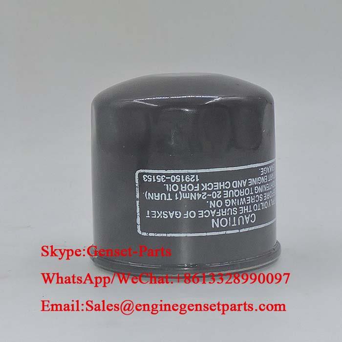 Filtro de aceite 129150-35153 LF3996 para Yanmar