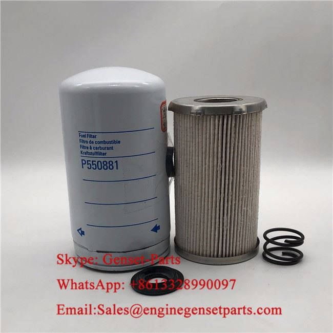 Fuel Filter Spin-On P550881 FF5485 FF5421 2653231452 4897833 For DOOSAN DL160 DL200 DL250 DX140LC DX180LC DX190W LOADER WHEELED DOOSAN Engine DL06