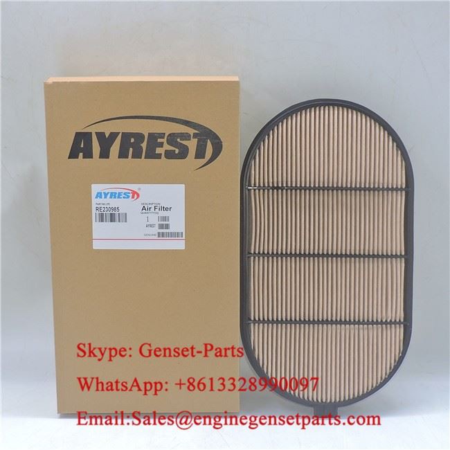 Filtro de aire RE230985 P643762 para John Deere