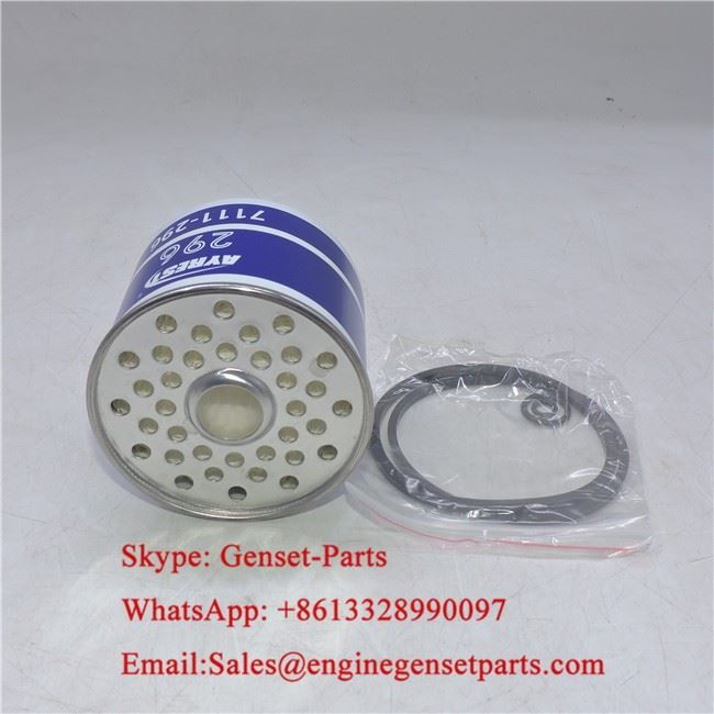 Filtro de combustible 7111-296 26560017 para motor Perkins