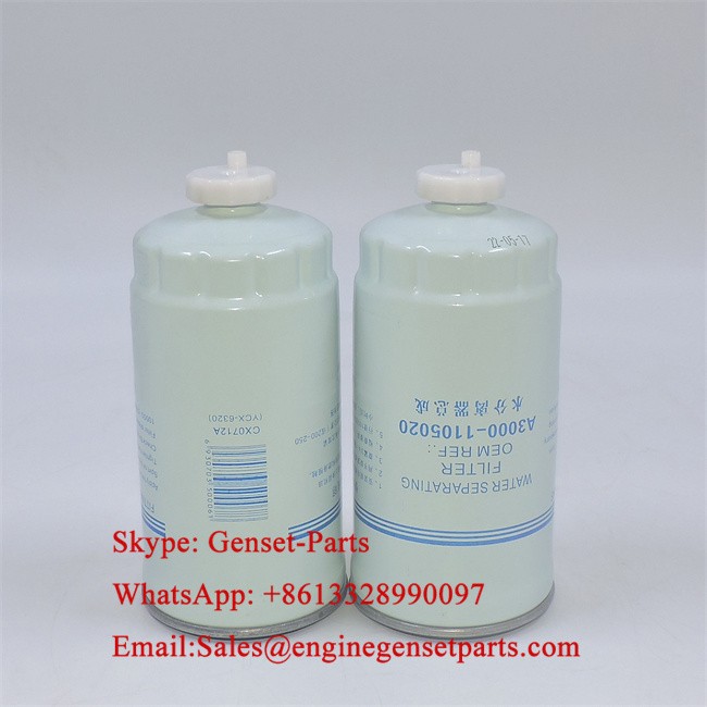 Separador de agua y combustible A3000-1105020 para Yuchai
