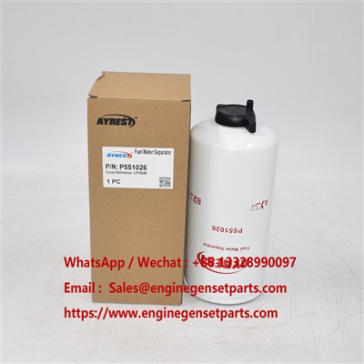 Separador de agua y combustible P551026 2997378 para Iveco
